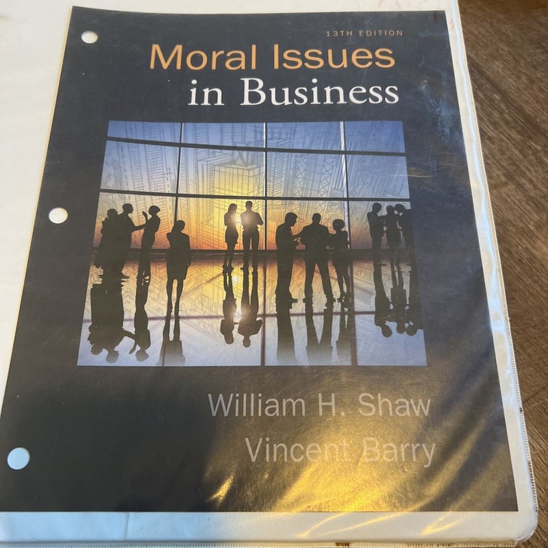 Moral Issues in Business