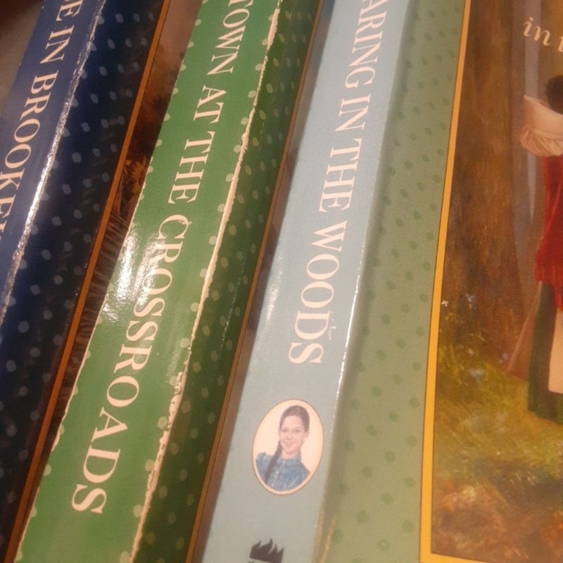 Little House : The Caroline / Brookfield Years 3 Book Lot By Maria D. Wilkes.

All 1st editions!

All paperbacks with some cover wear.


Little Town in Brookfield - spine crease & a price sticker on inner back cover.


Little Town at the Crossroads - some spine wear.


Little Clearing in the Woods - spine a little sun faded.


Books in great shape =)

