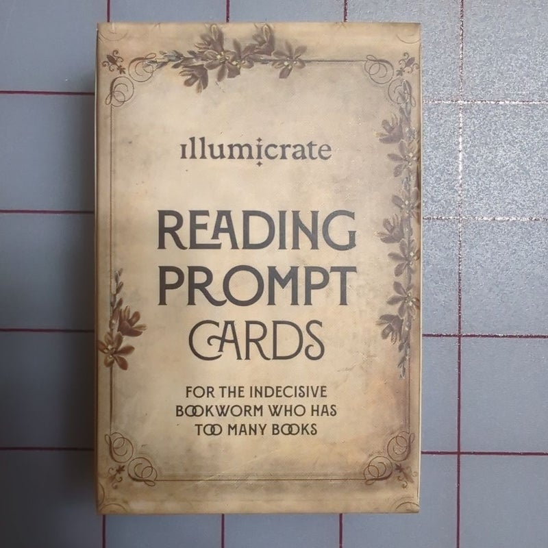 Illumicrate reading prompt cards