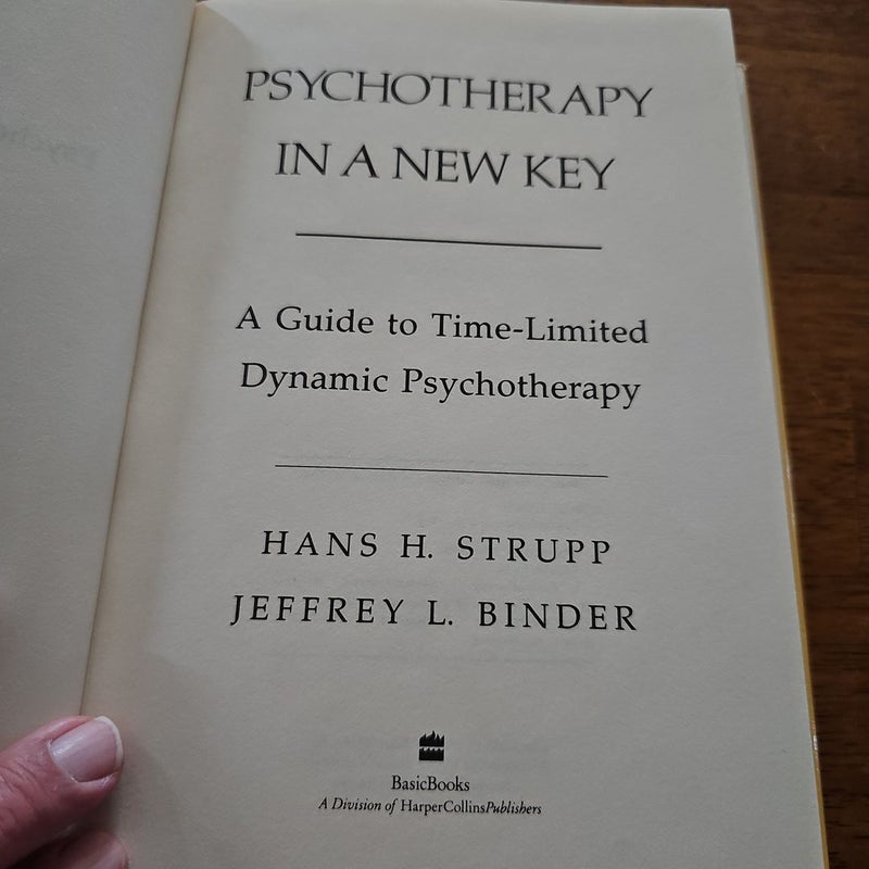 Psychotherapy in a New Key