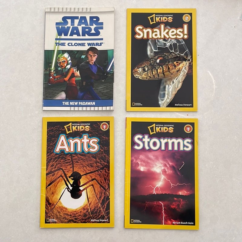 Star Wars & National Geographic Early Readers Bundle- levels 1 & 2 