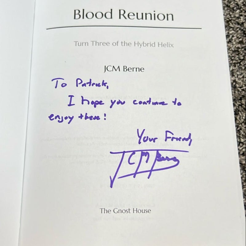 Blood Reunion (signed)