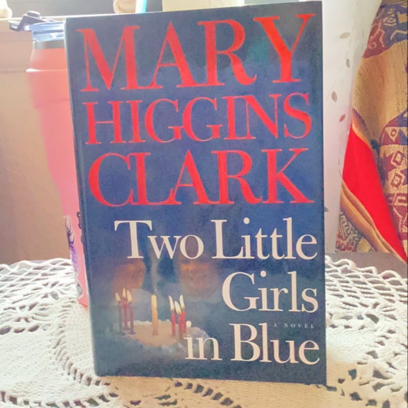 Two Little Girls in Blue