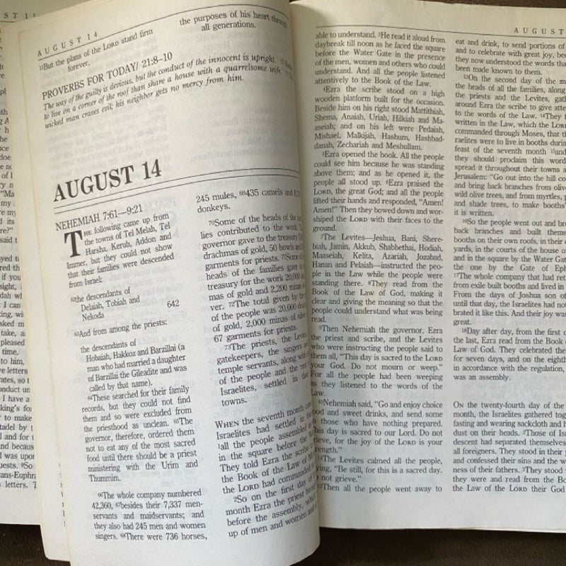 The One Year Bible NIV