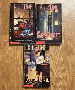 The Babysitter lot of 3 (Books 1, 2, and 4)