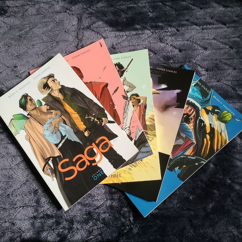 Saga Volumes 1-5