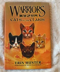 Lot of 5 various hardcover Warrior Cats book series