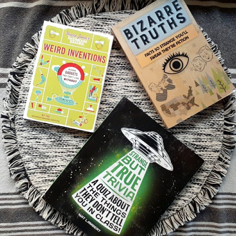 weird, bizarre & strange book bundle of 3