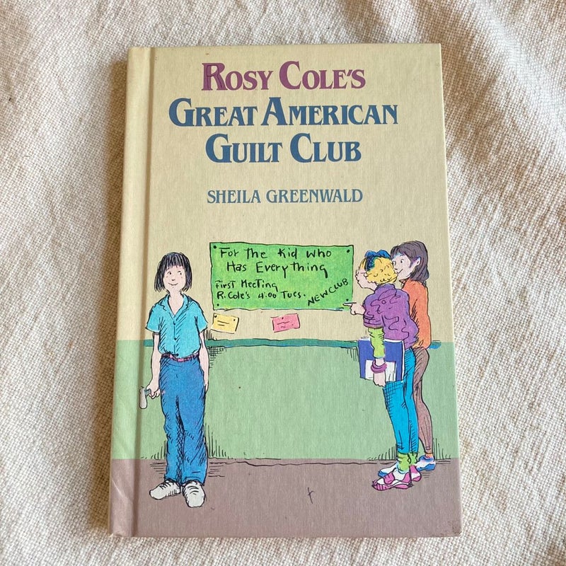 Rosy Cole's Great American Guilt Club