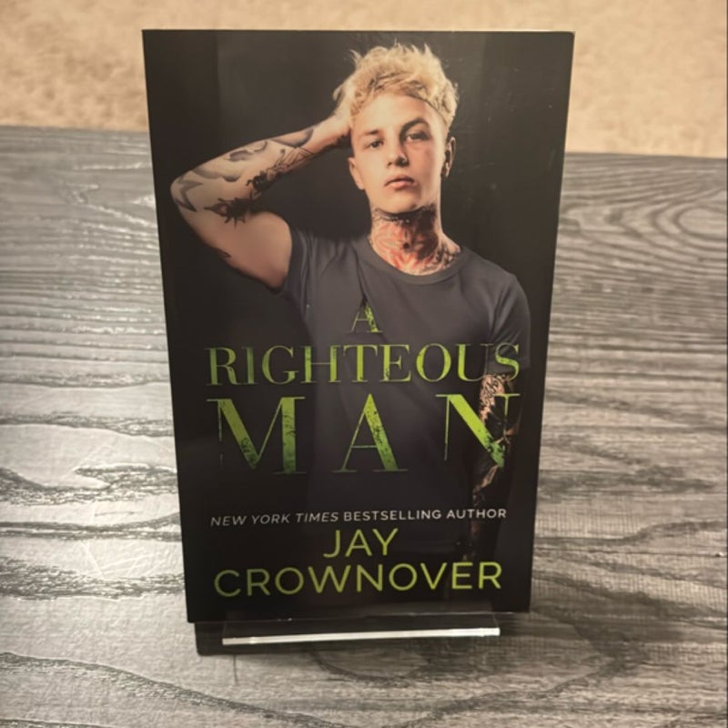 A Righteous Man   SIGNED BY AUTHOR 