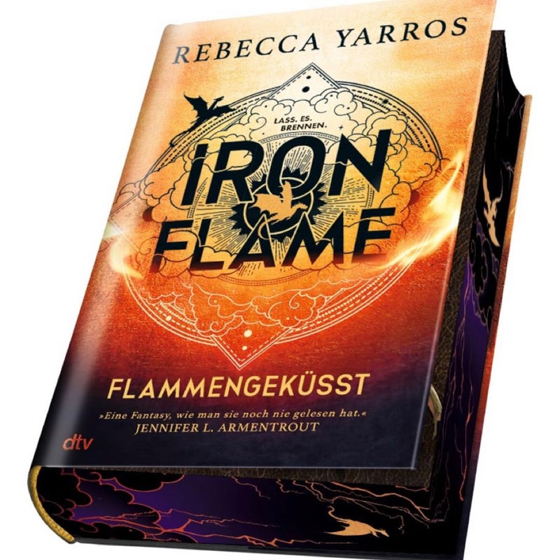 SEALED German Special Editions Fourth Wing & Iron Flame Rebecca Yarros Sprayed