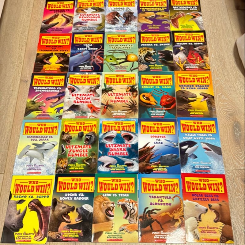 Who Would Win Complete Collection | 25 Books | Book Series Kids