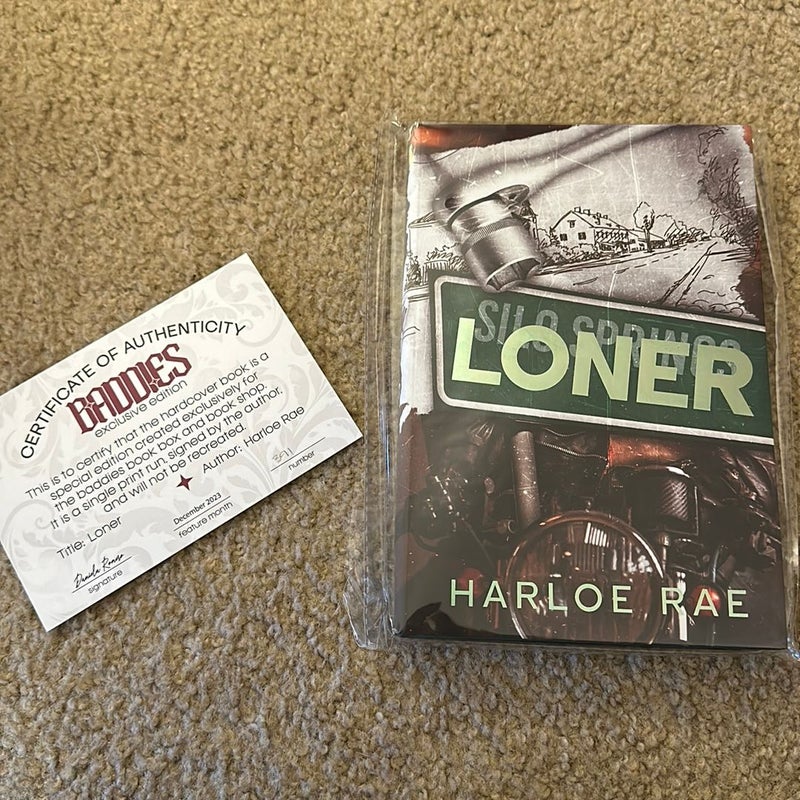 Baddies Book Box December Box Loner by Harloe Rae and Break the Girl by Rachel Jonas