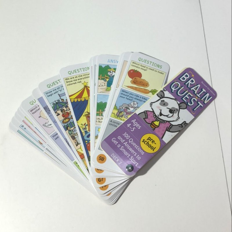 Brain Quest Preschool Q&a Cards by Chris Welles Feder, Susan