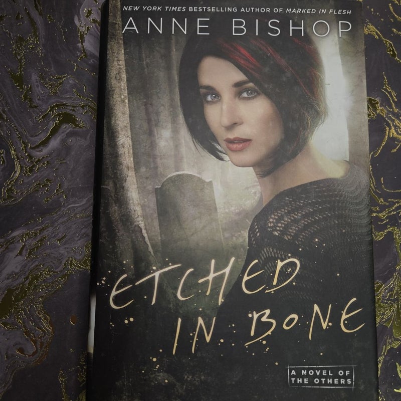 Written red, murder of crows, vission in silver, marked in flesh, etche in bone