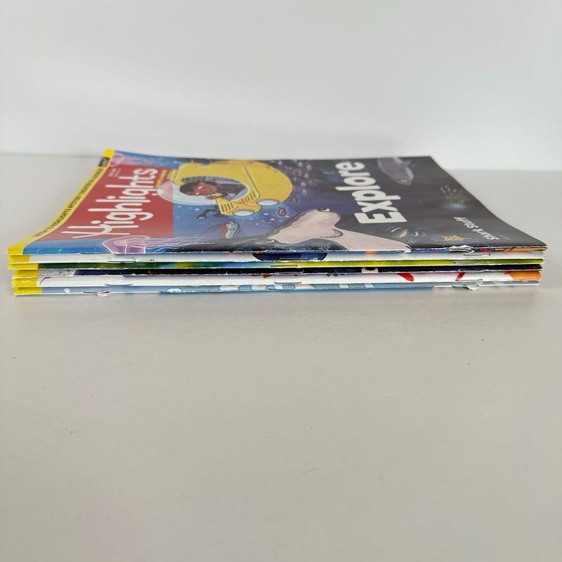 Highlights 2021 Children’s Magazines, Lot of 6