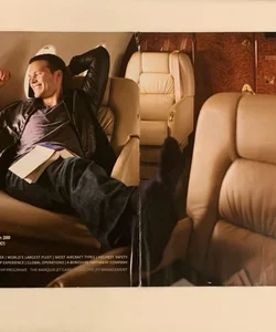 Tom Brady “NetJets” Owner Relaxing in Jet (2) Page Ad 