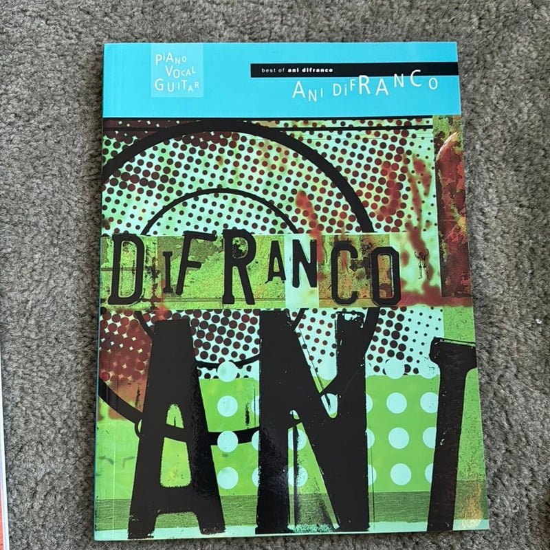 Best of Ani DiFranco - Piano/Vocal/Guitar