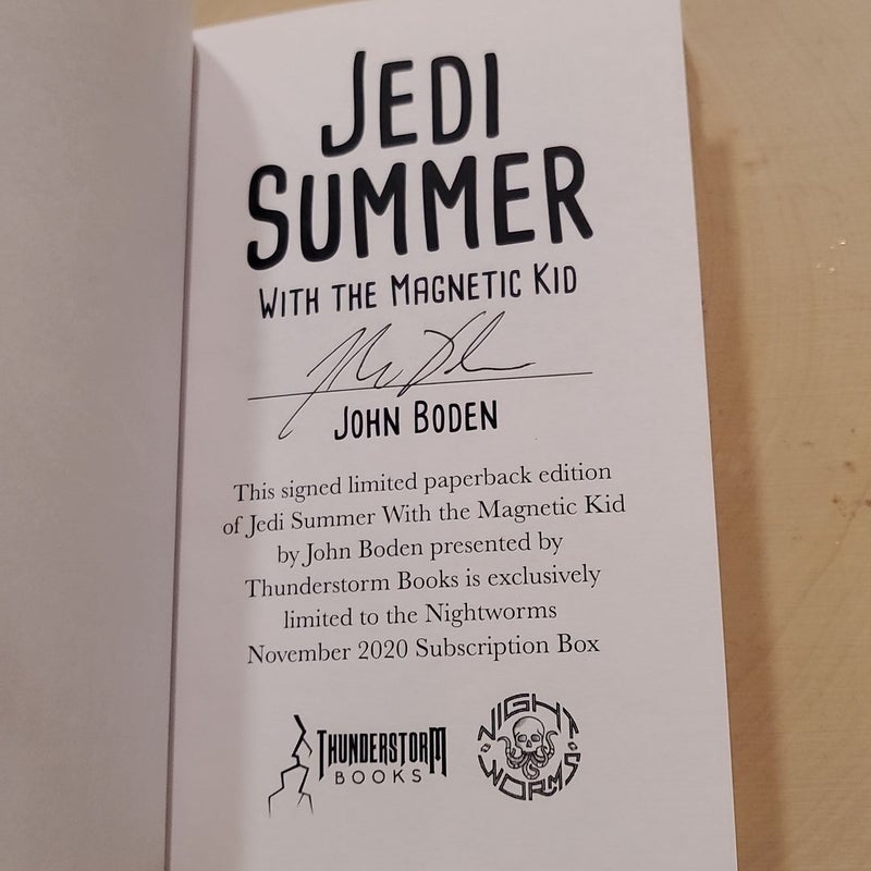 Jedi summer with the magnetic kid