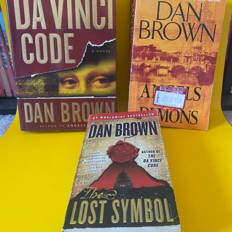 The Lost Symbol Dan Brown Lot Lost Symbol DaVinci Code Angels & Demons