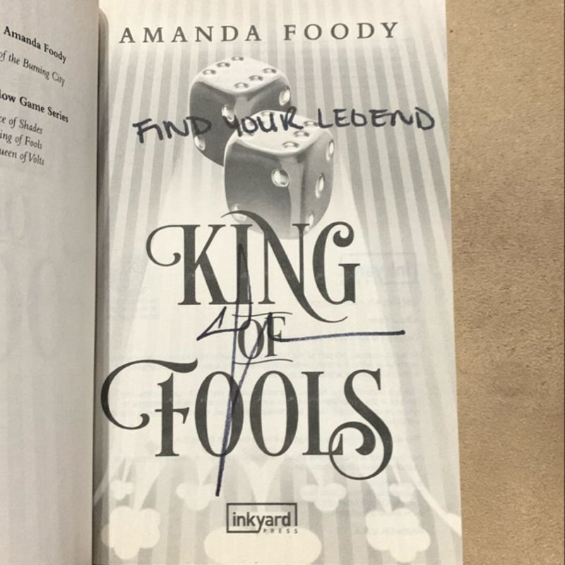 King of Fools [SIGNED BY AUTHOR]