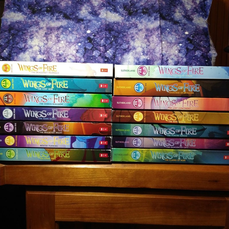 The Dragonet Prophecy series books 1-5,7-15