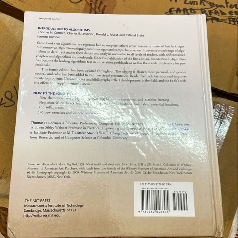 Introduction to Algorithms, Fourth Edition