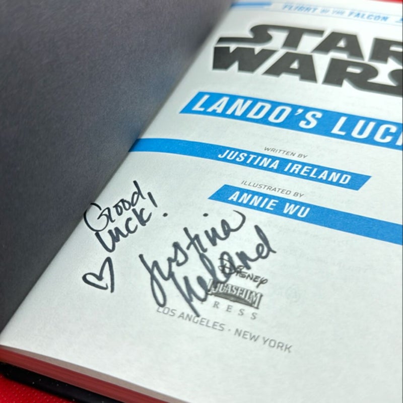 *SIGNED* Star Wars: Lando's Luck 1st Edition