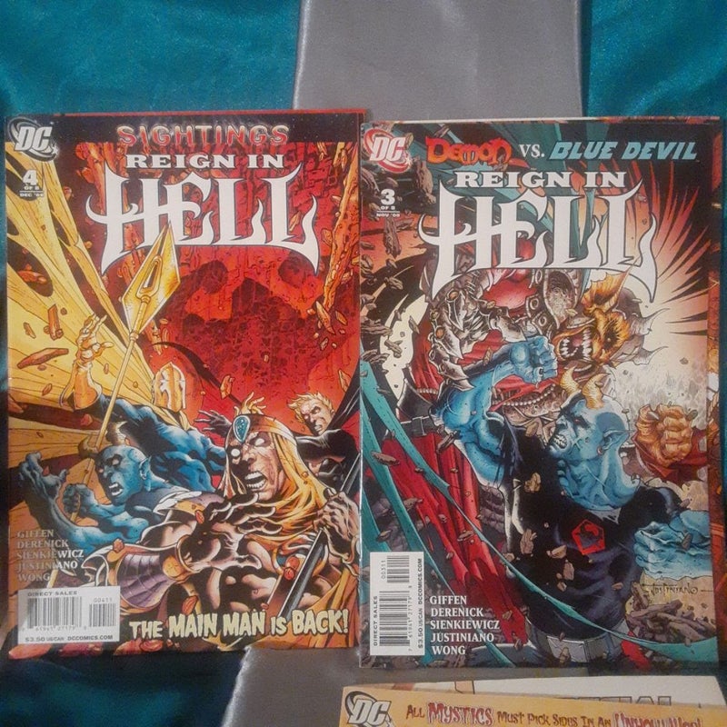 Reign in Hell DC Comics 2,3,4,5,6,7,8, special comic lot