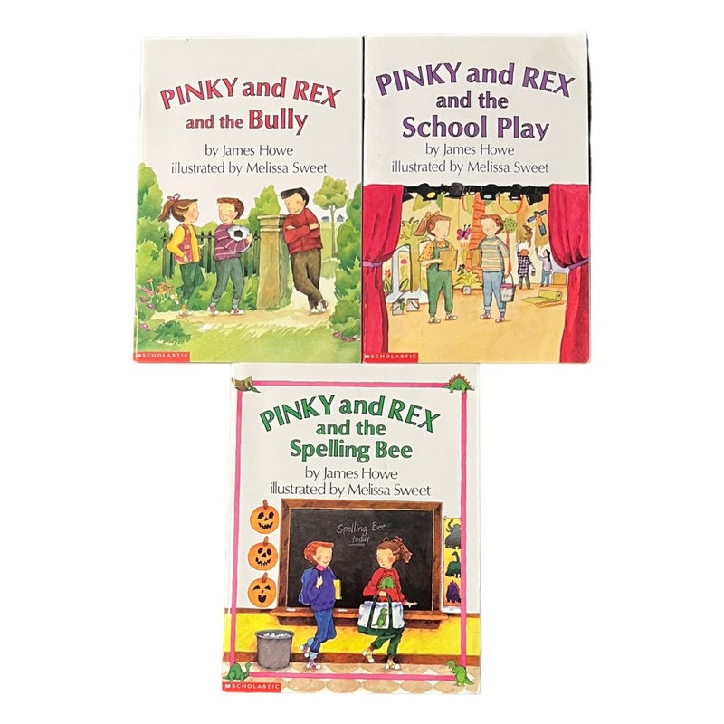 3 Pinky & Rex Books 