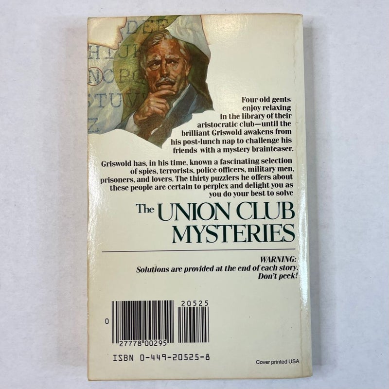 The Union Club Mysteries