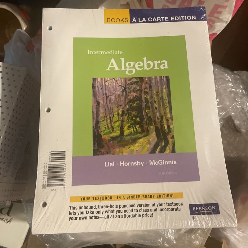 Intermediate Algebra, Books a la Carte Edition