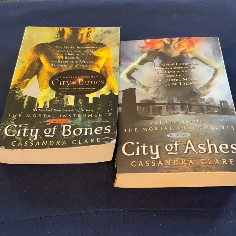 City Of Bones & City Of Ashes: Mortal Instruments #1 & 2