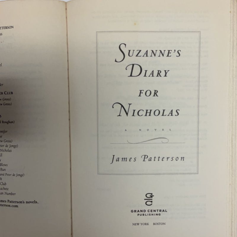 Suzanne's Diary for Nicholas