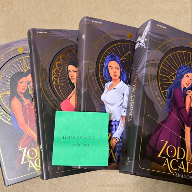 洋書 Zodiac academy (hardcover) book 1~4 zodiac academy 1-4 by caroline peckham and susanne valenti