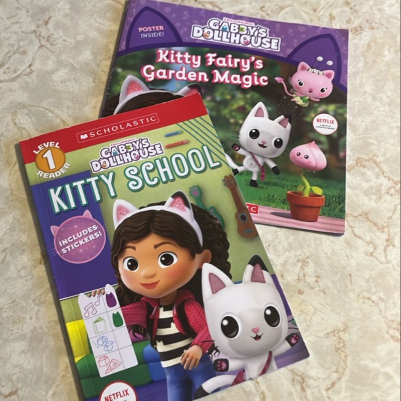Kitty School (Gabby's Dollhouse: Scholastic Reader, Level 1) (Media Tie-In)