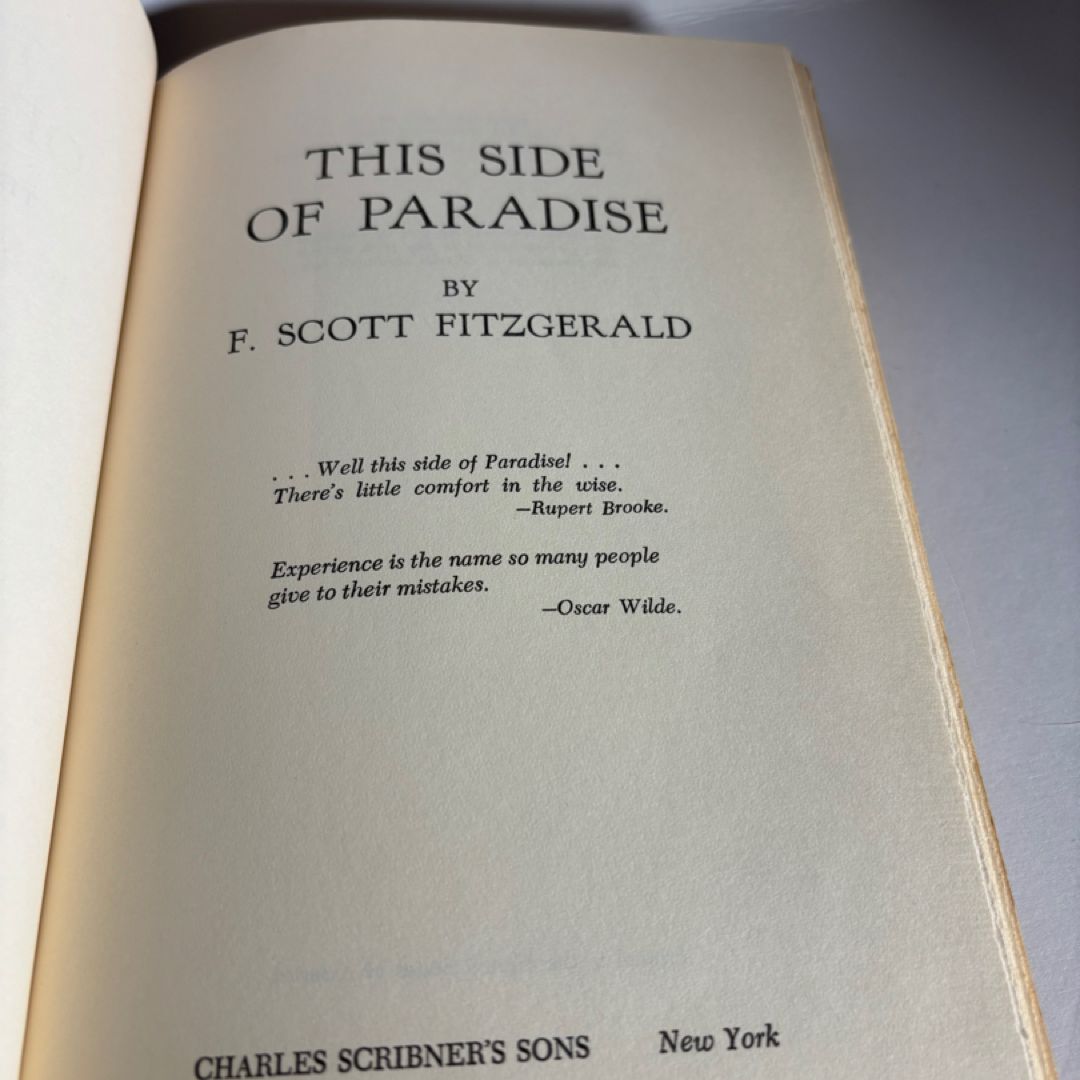 This Side of Paradise