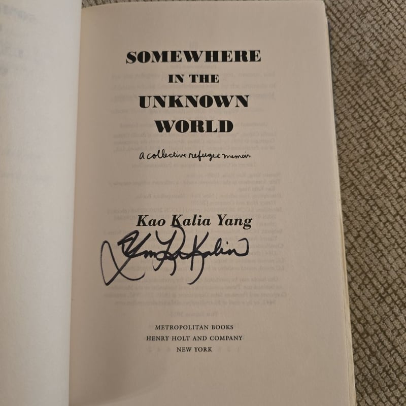 Somewhere in the Unknown World