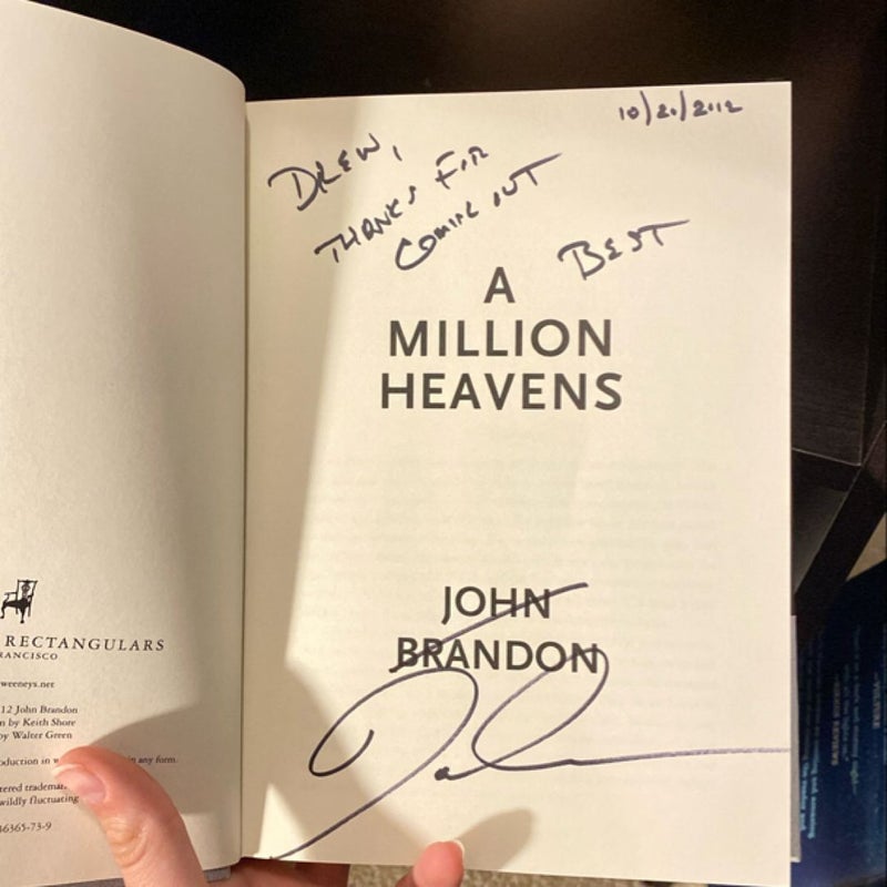 * SIGNED* A Million Heavens