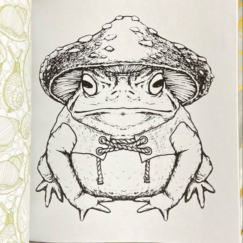 Goblincore Coloring Book