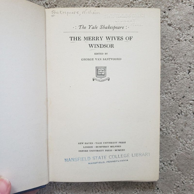 The Merry Wives of Windsor (Yale University Press Edition, 1922)