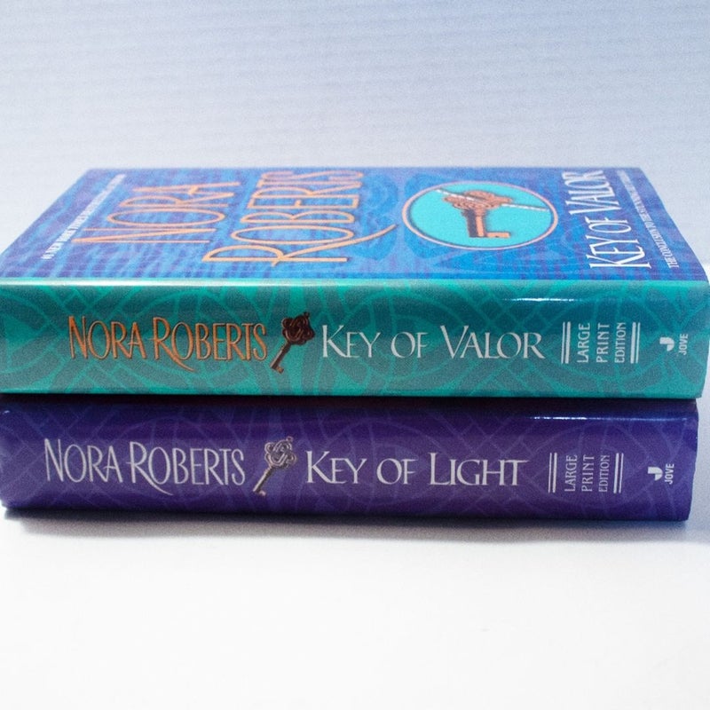 Key Trilogy (Books 1 and 3 only) LARGE PRINT EDITIONS BUNDLED