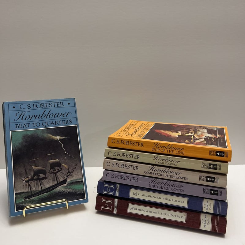 Hornblower Saga Series  (Books 1-6 & 10) Bundle 