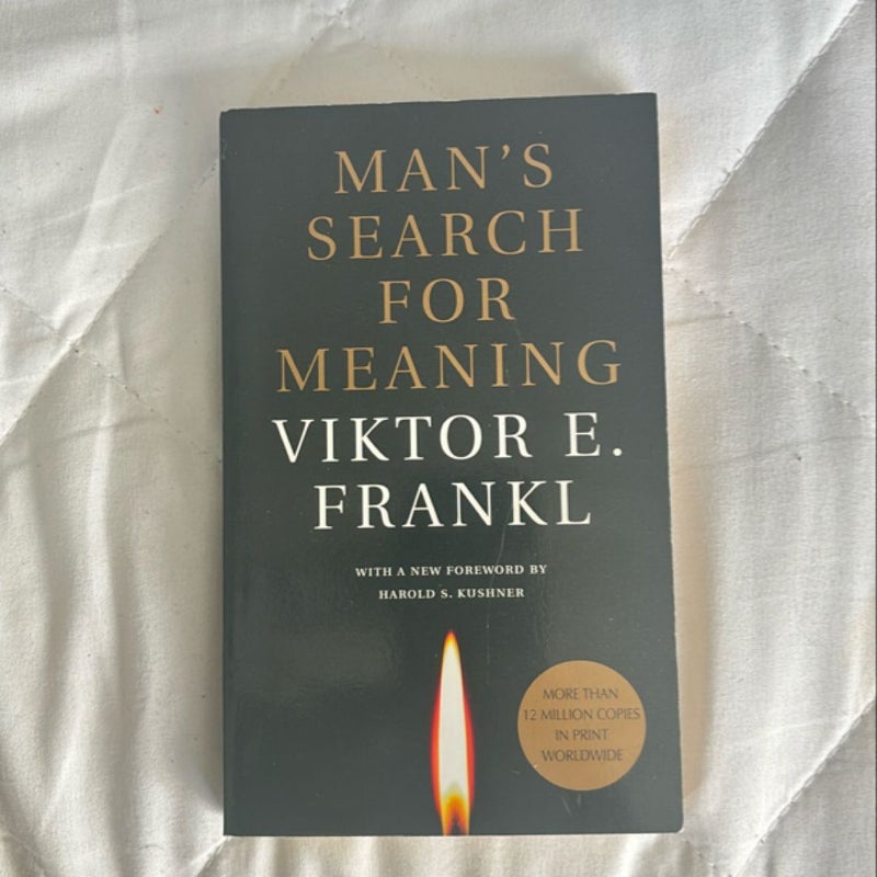 Man's Search for Meaning (OLD EDITION/OUT of PRINT)