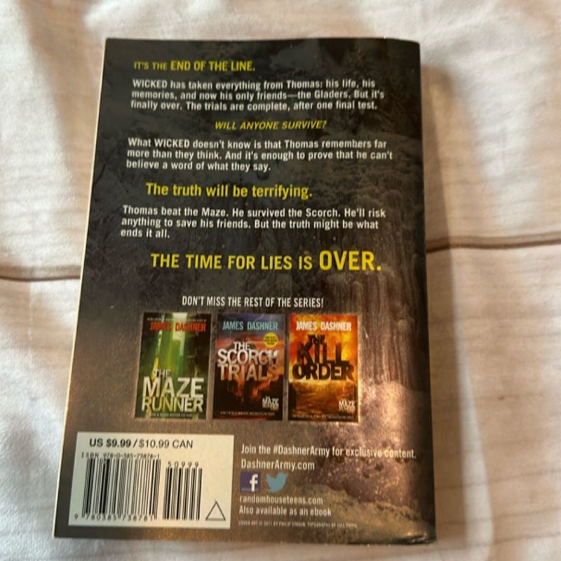 The Death Cure (Maze Runner, Book Three)