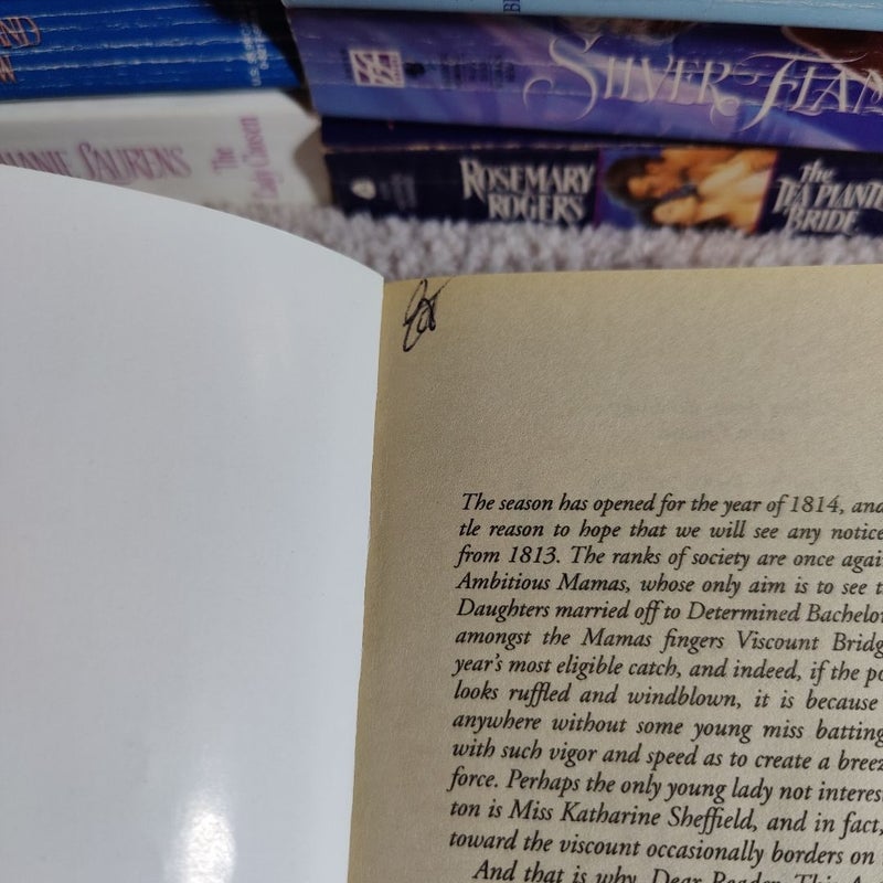 The Viscount Who Loved Me STEPBACK First Print 