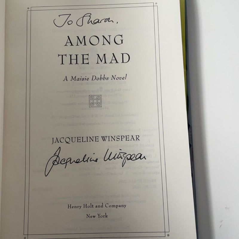 Among the Mad - SIGNED First Edition