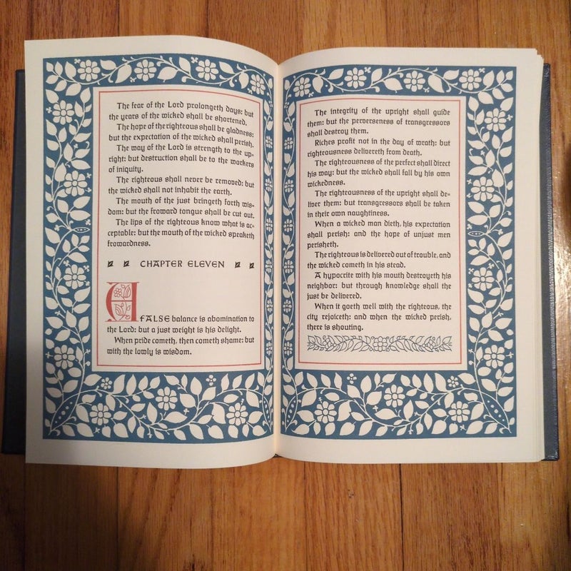 Proverbs w/ illuminated text -- VINTAGE 1963