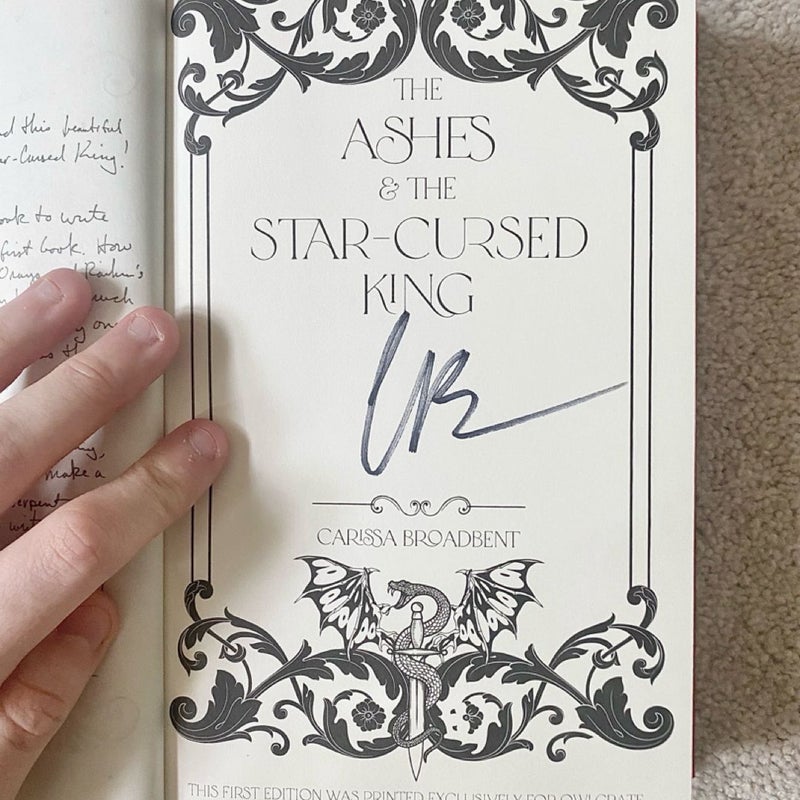 The Ashes and the Star-Cursed King - Owlcrate Exclusive edition