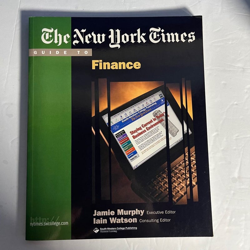 The New York Times Guide to Finance